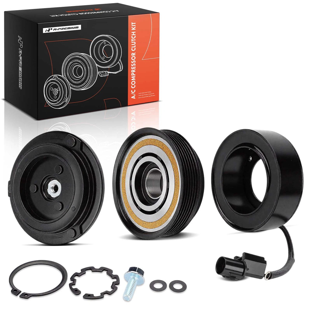 A/C Compressor Clutch Kit for Kia Sorento (2007–2009), Sedona (2006–2009)