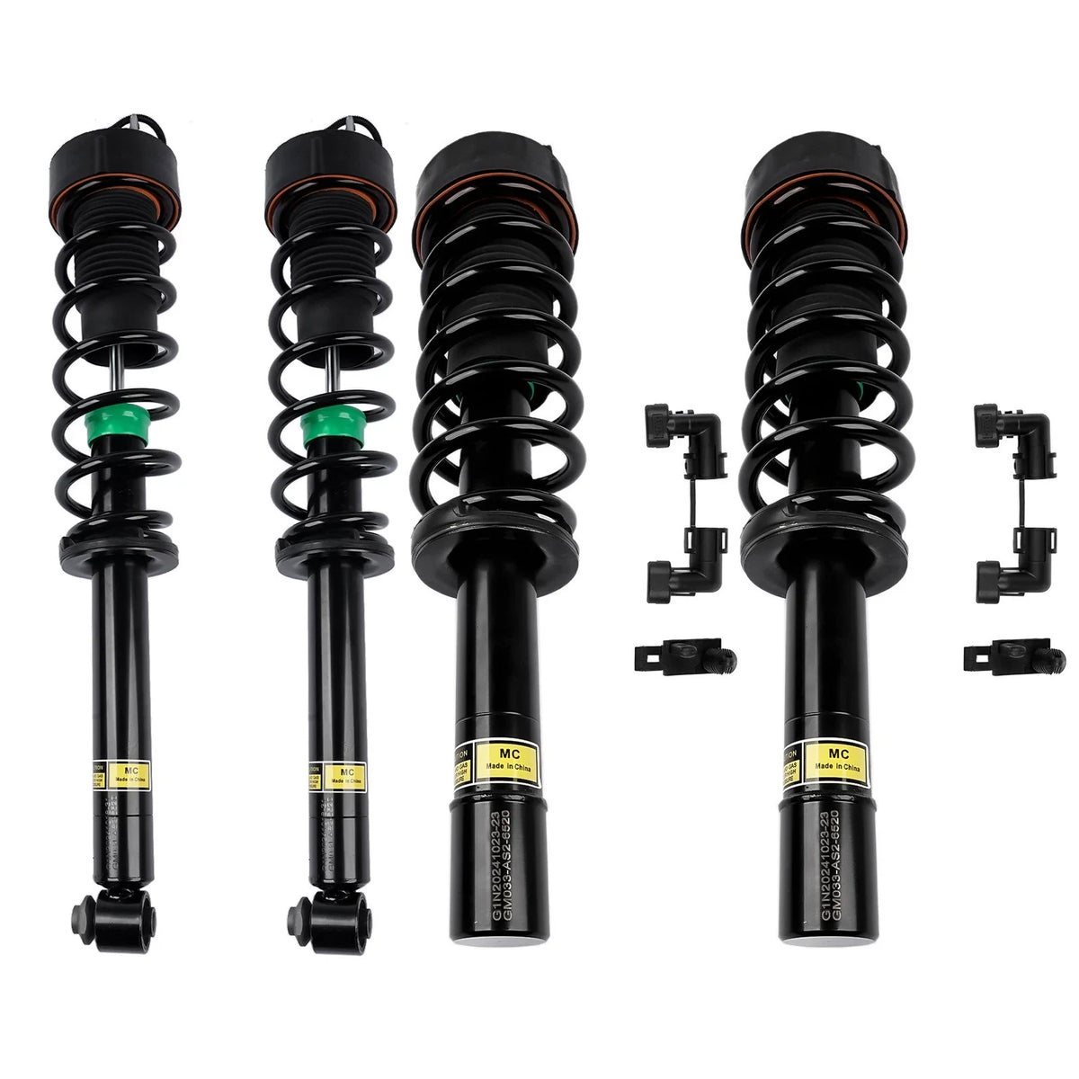 4X Front & Rear Shock Struts Assys with Magnetic for Cadillac CT6 (2016–2018)