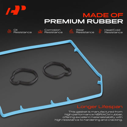 Set of 2 Engine Valve Cover Gaskets for Subaru Forester Impreza Legacy (1998)