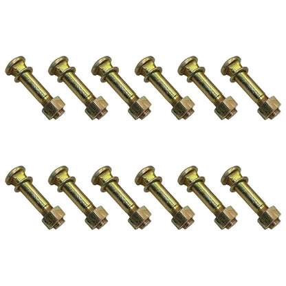 12X Wheel Stud with Washer & Nut for David Brown