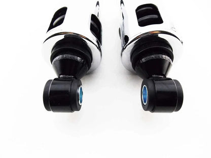 Chrome Rear Shock Absorbers for Harley Davidson FXST Softail Standard (2007)