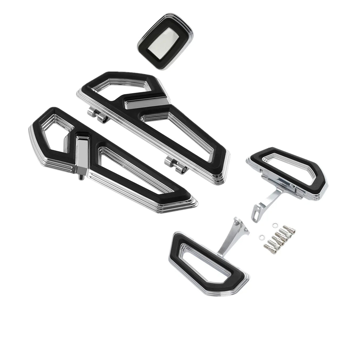 Floorboard & Brake Pedal Pad Set for Harley Road Glide (2000–Present)