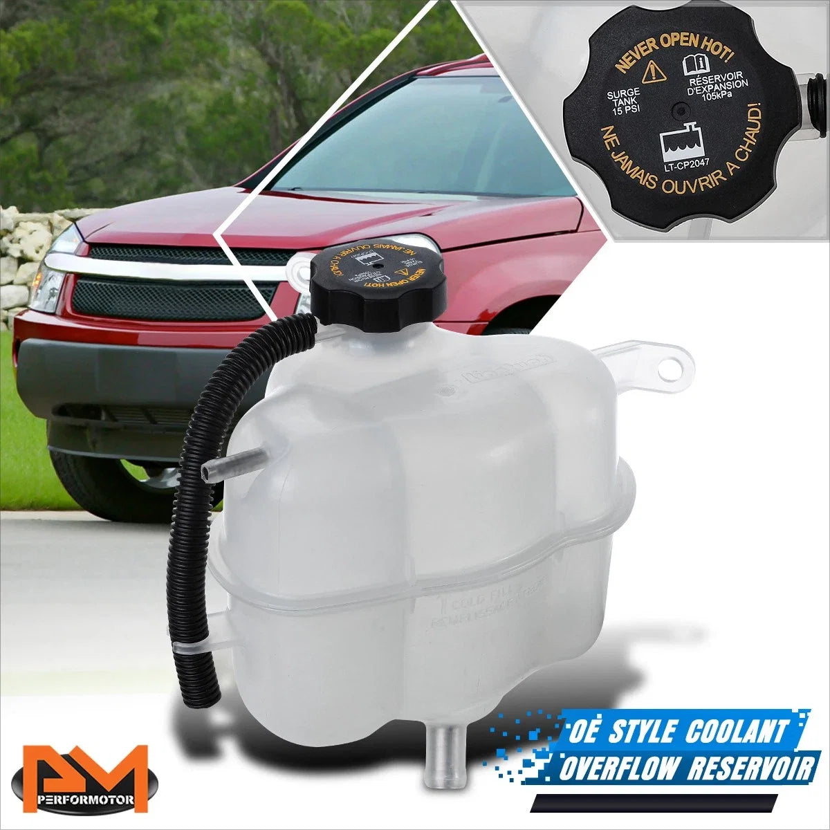 Coolant Overflow Reservoir w/Cap for Equinox/Torrent (2006–2009)