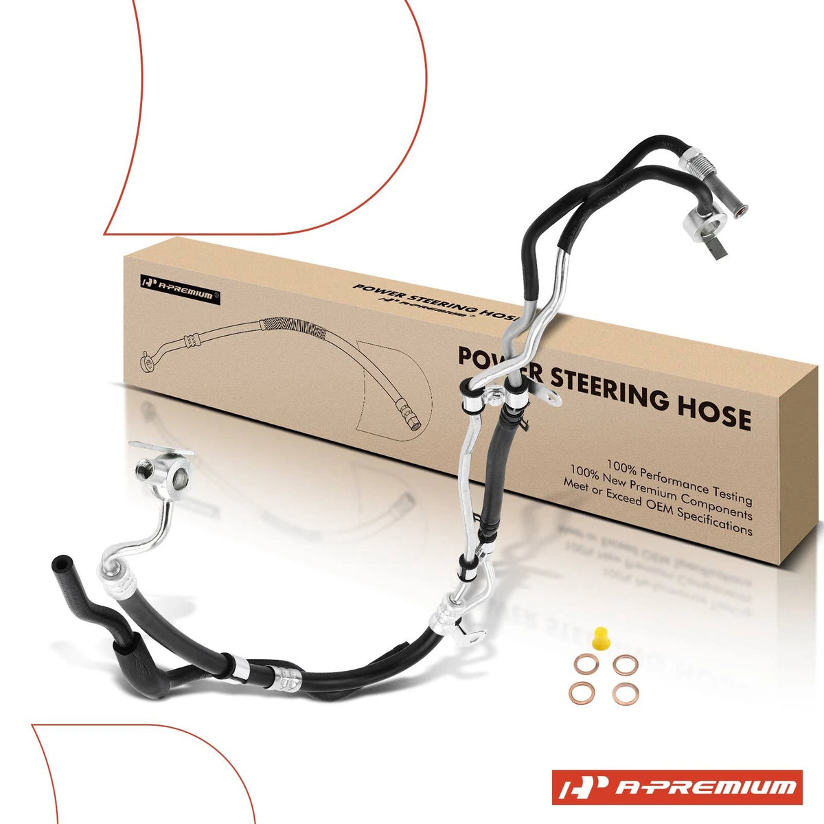 Power Steering Pressure & Return Line Hose for Toyota Land Cruiser (1998–2007) 4441060593, 3403598