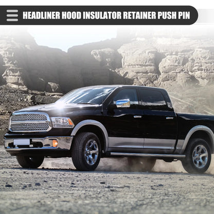 30 Pcs Headliner Hood Insulator Retainer Push Pin Clip for Dodge 