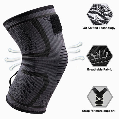 Knee Sleeve Compression Brace for Sport Joint Pain Relief