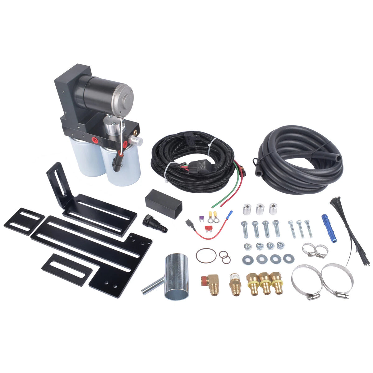 2X Diesel Fuel Lift Pump System TSC10100G for Chevy GMC Duramax 6.6L (2001–2010)