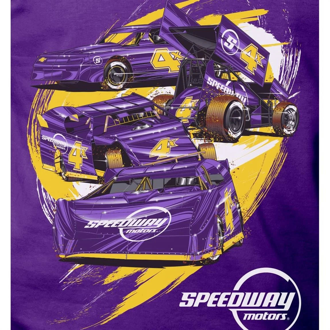 Speedway Purple Reign T-Shirt for Small (91019530-S)