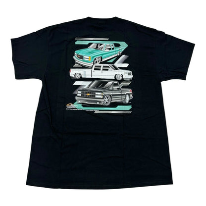Black Licensed T-Shirt for Chevrolet Silverado (2014–2018)
