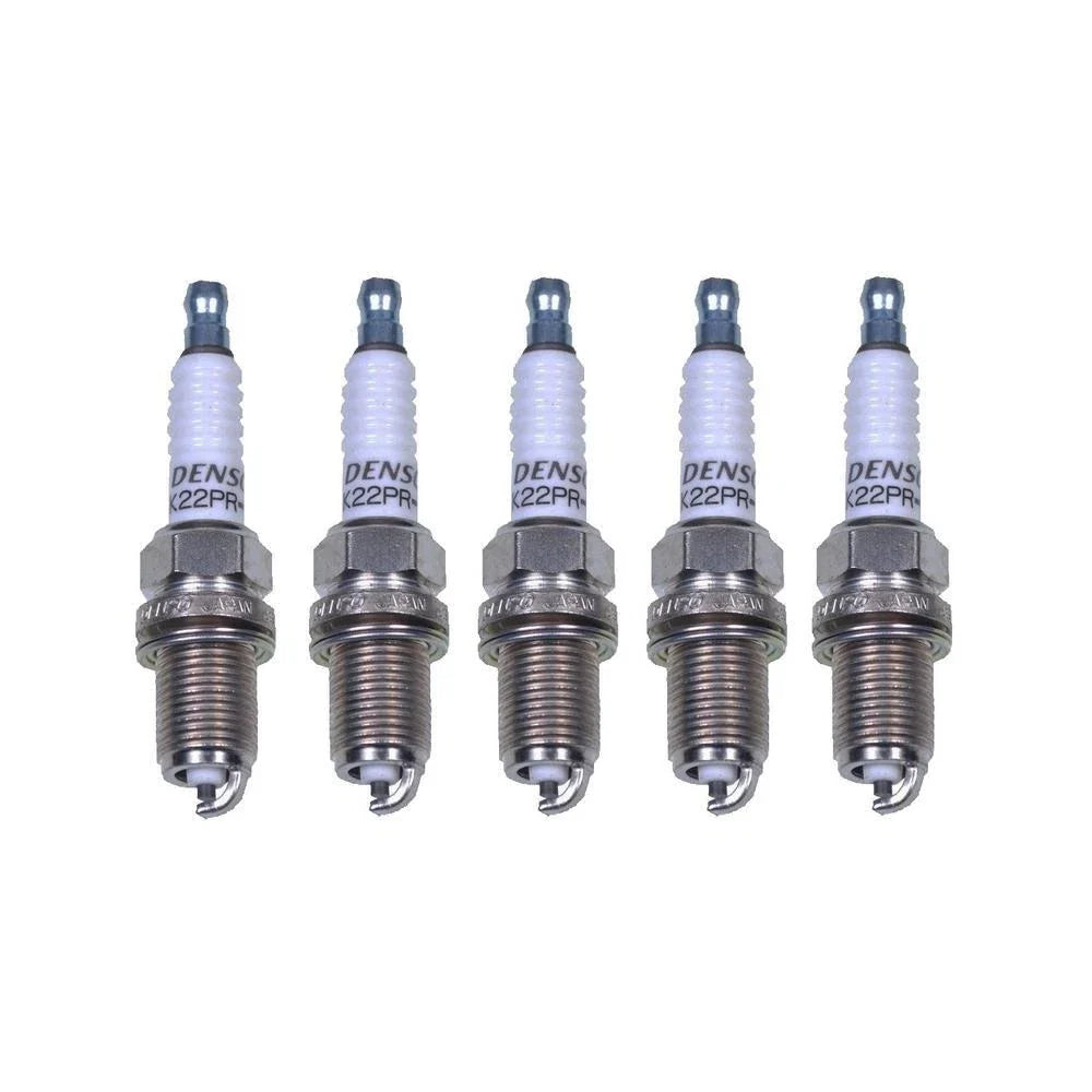 Set of 5 Spark Plugs Denso 3165 U-Groove for Audi BMW Honda Hyundai VW