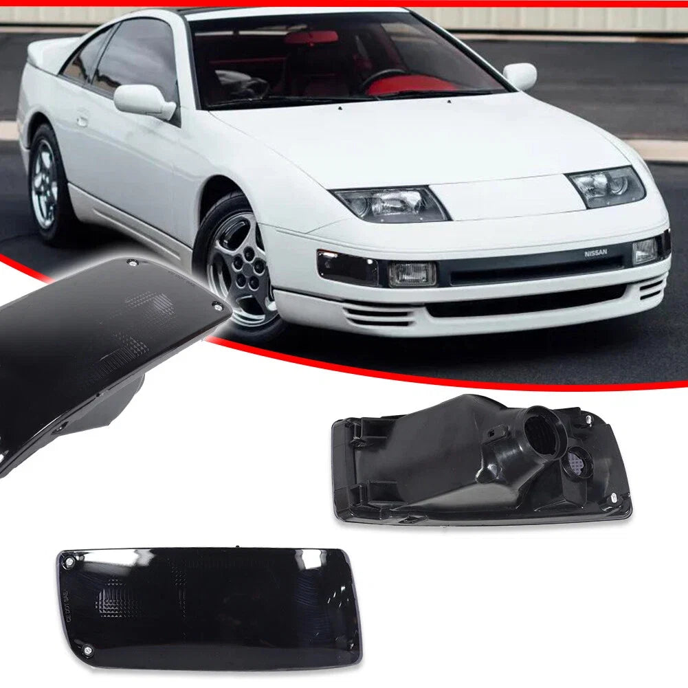 2X Smoked Front Bumper Signal Lights for Nissan 300ZX Z32 (1990–1996)