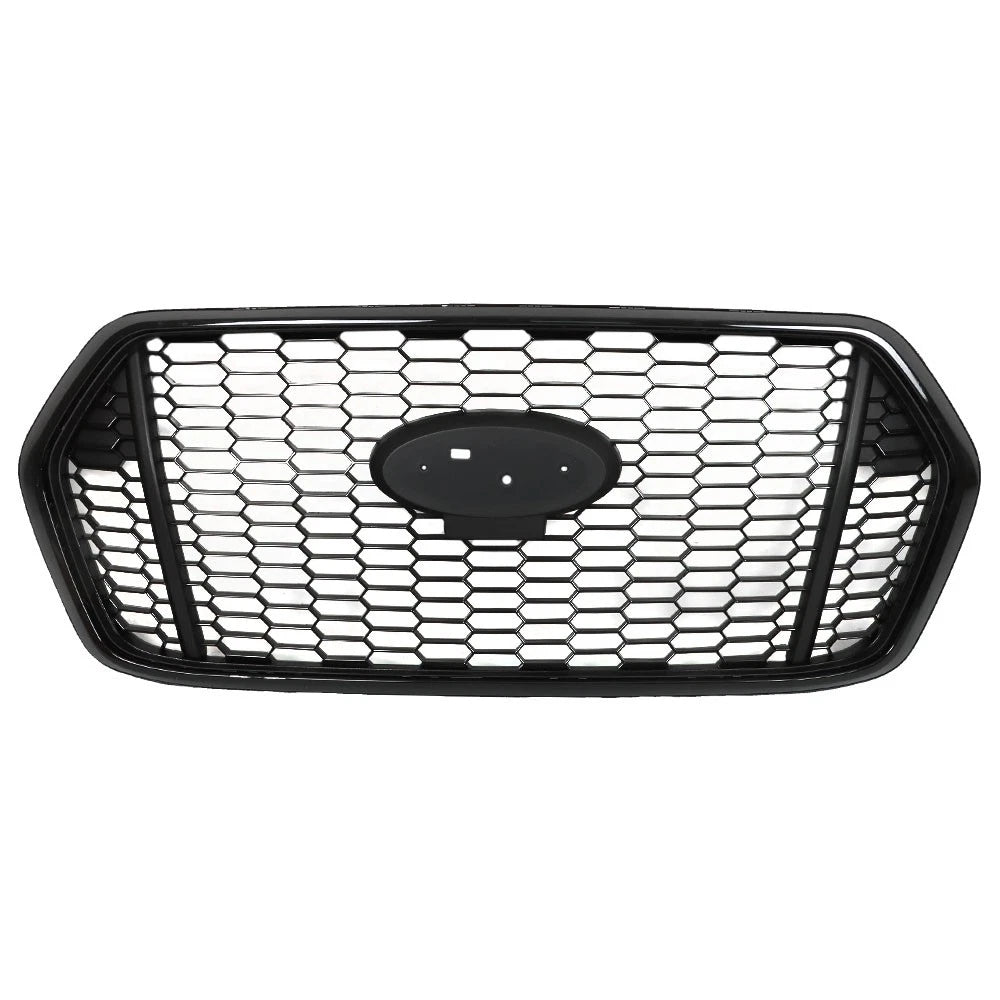 Glossy Black Plastic Front Mesh Grille for Transit T150 T250 T350 (2020–2022)