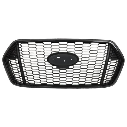 Glossy Black Plastic Front Mesh Grille for Transit T150 T250 T350 (2020–2022)