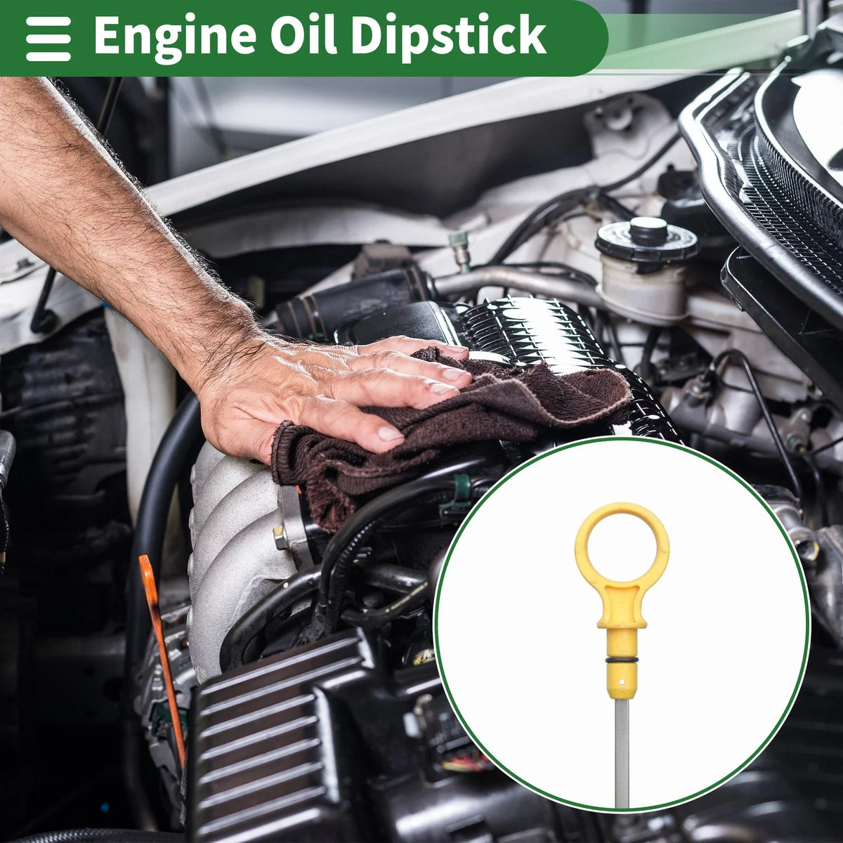 Oil Level DipStick No. 1C2Z6750BA/1C2Z6750BB for Ford E-150 (1999–2014)