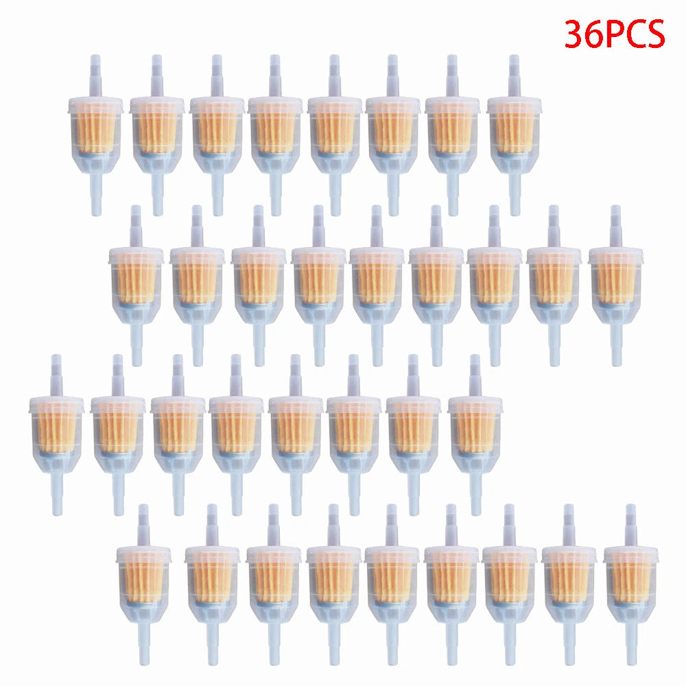 36 Pack Inline Fuel Filter for Kawasaki Kohler (Universal 1/4" x 5/16")