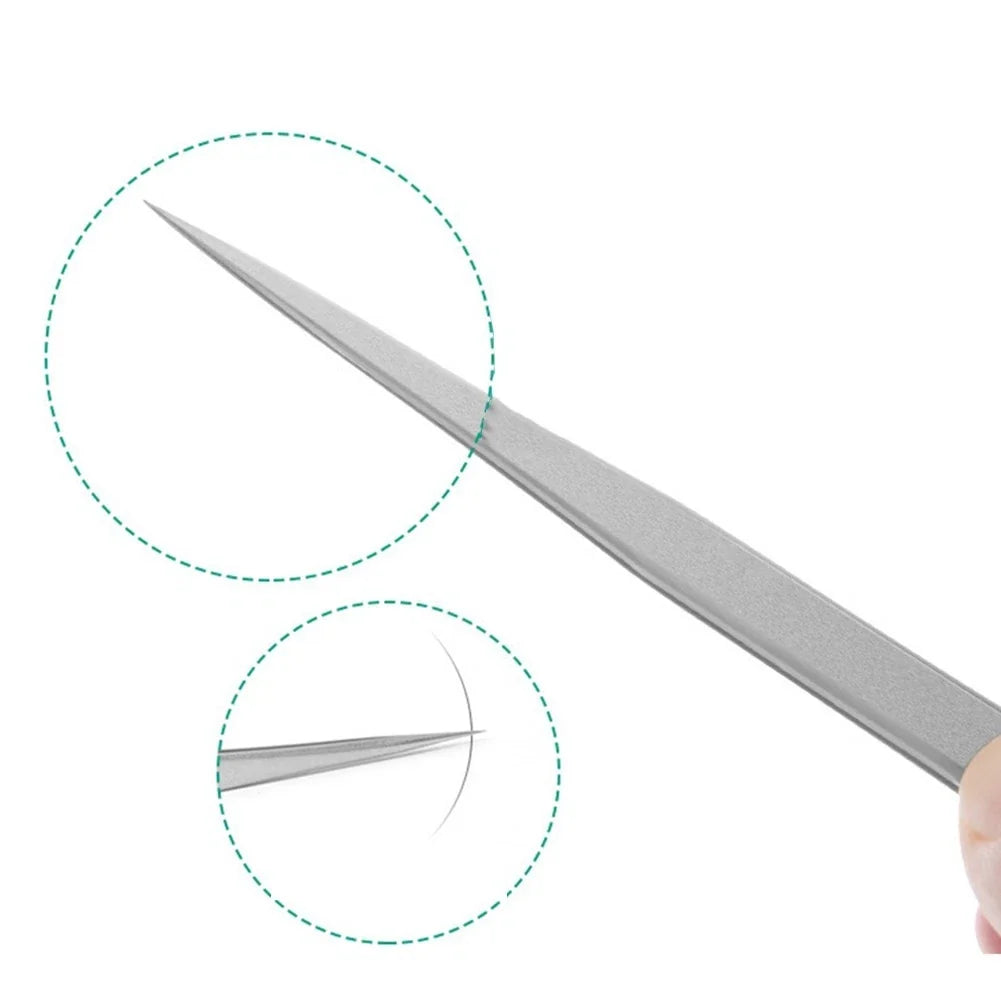 Fine Tip Stainless Steel Tweezers for Precision Repair Tool