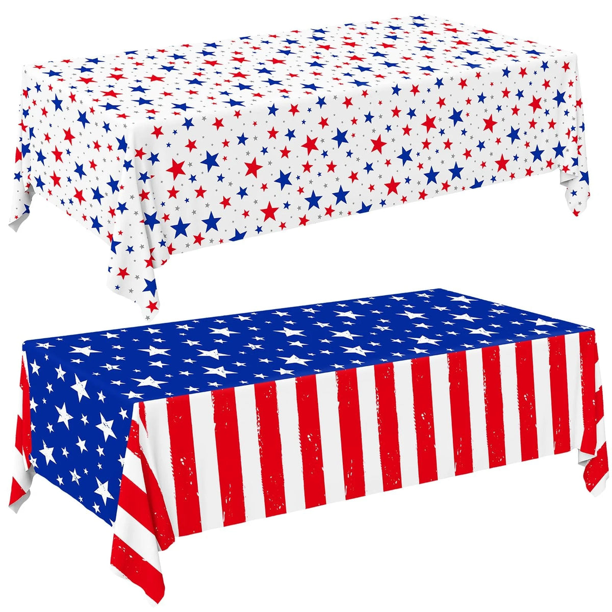 108" x 54" Rectangular Table Cover for 250th Anniversary USA Party
