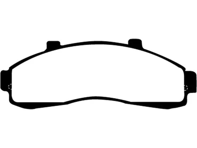 Set of 4 Front Brake Pads for Mazda B2300 (1995–1997, 2001–2002) TX324CS