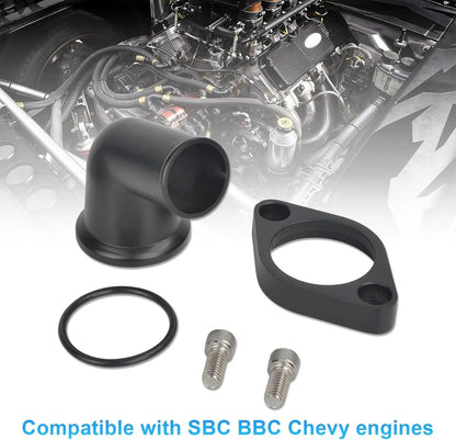 15° Swivel Water Neck Thermostat Housing for Chevy SBC BBC (327–454)