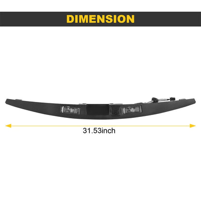 Rear Trunk Lamp Carrier Trim License Frame Light with Camera for Impala (2014–2020) - 22749927, 20977199