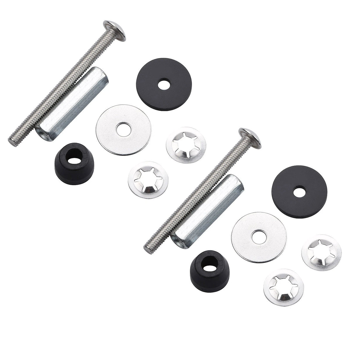 2X Stainless Steel Toilet Seat Bolts Kit for Easy Install