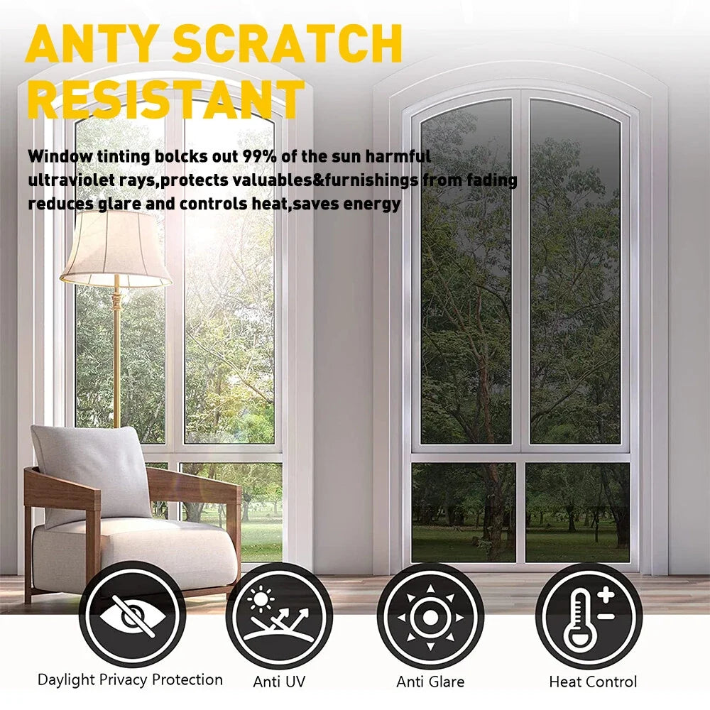 Uncut Roll Window Tint Film 5% VLT for Car Home Office Glass (20"x10')