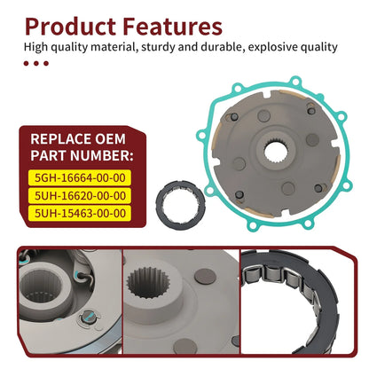 Wet Clutch Centrifugal Carrier & Gasket for Yamaha Grizzly 350 (2007–2014)
