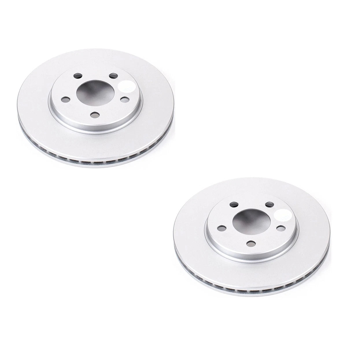 Set of 2 Powerstop Brake Discs Front for Dodge Neon (2000–2005) SET-P15AR8350EVC-2