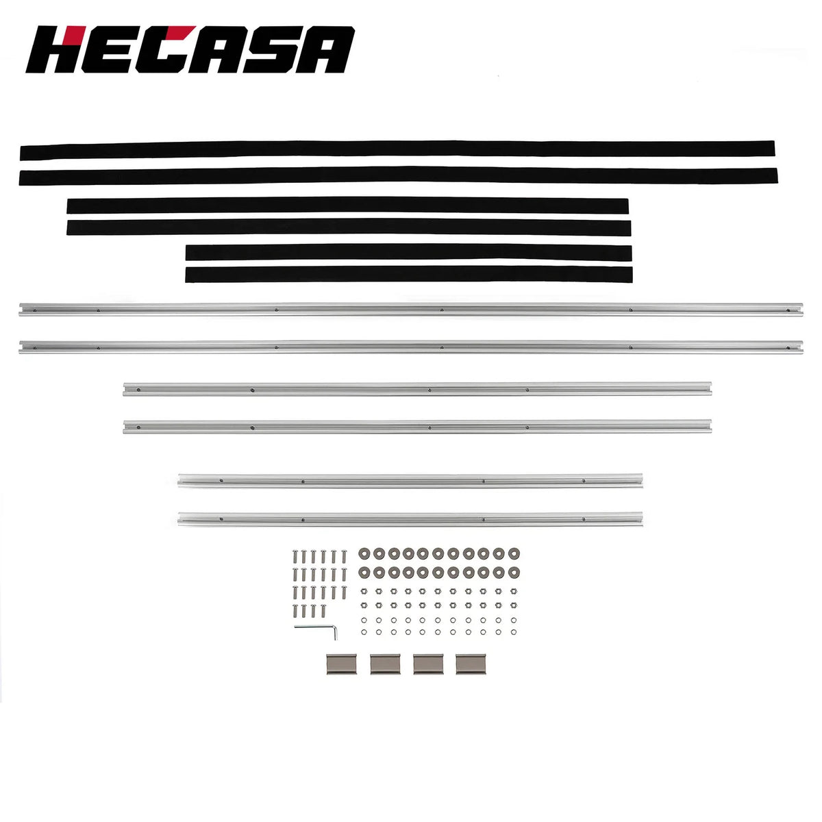 Roof Side Rails Kit for Mercedes Benz Sprinter 170 (2007–2020) - Aluminum
