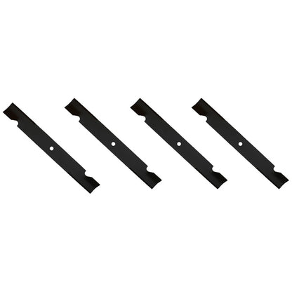 Set of 4 Notched High Lift Mower Blades for Dixie Chopper (Fits 30227-60)