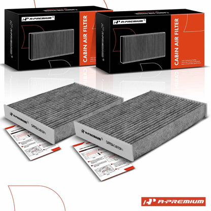 2X Activated Carbon Cabin Air Filter for Nissan Rogue (2014–2022) 27277-4BA0A, CF11854, PC99384-P