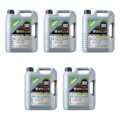Set of 5 Liqui Moly Special Tec AA 0W-16 Engine Motor Oil (25L)