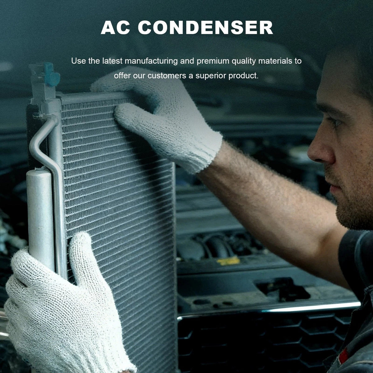AC Condenser for Ford Fusion Lincoln MKZ Continental (2013–2020)