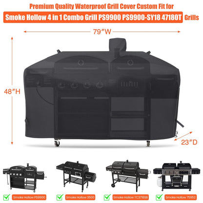 Grill Cover for Smoke Hollow 4 in 1 Combo GC7000 (2015–2023)