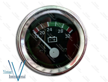 24 Volt Voltmeter Gauge 2-1/16" for Automotive (24V)