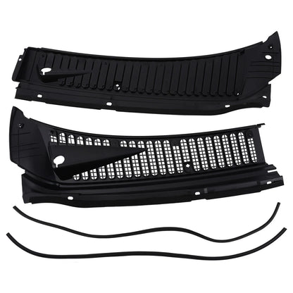 Set of 2 Windshield Wiper Vent Cowl Screen Cover Panels for Ford F250 (1999–2007)