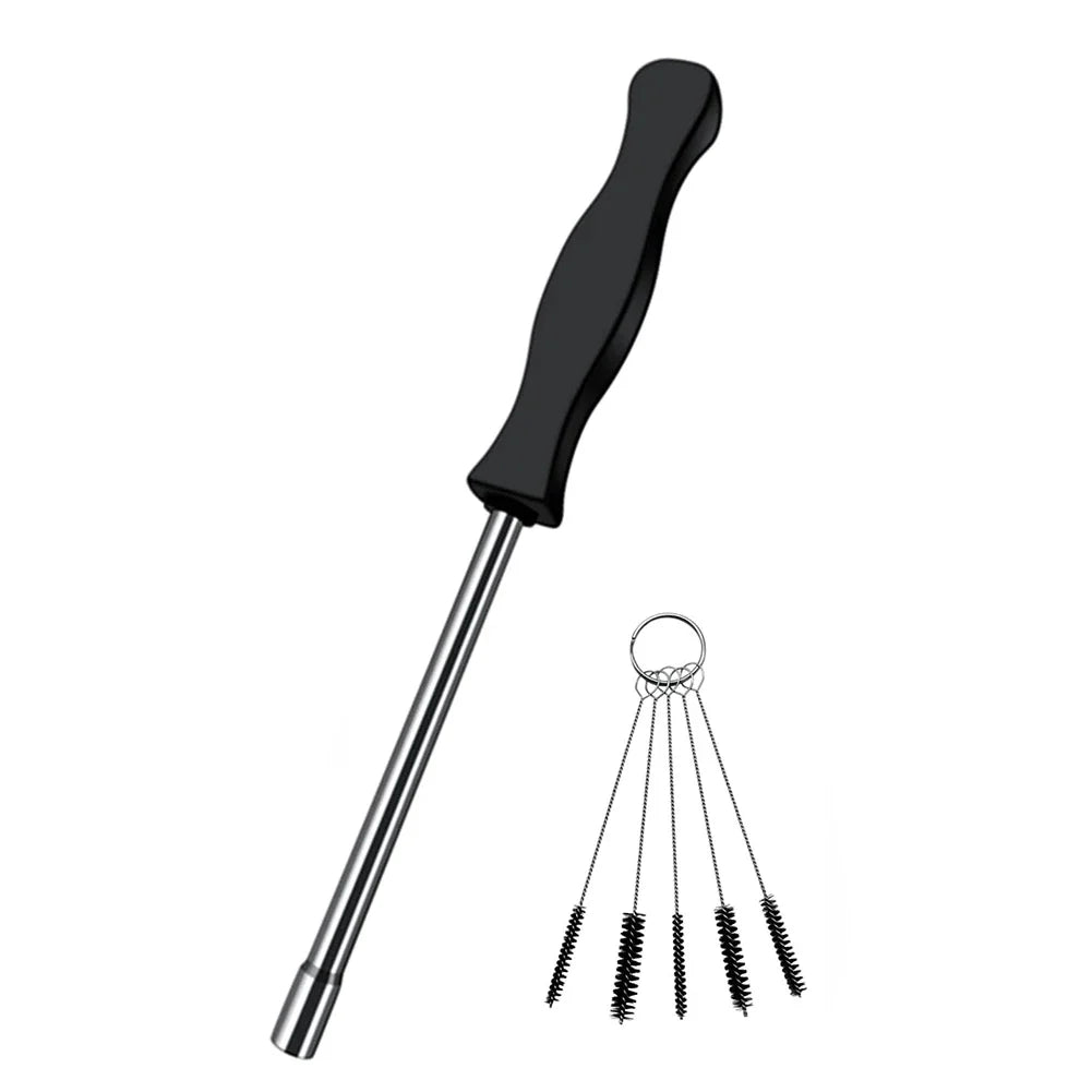 Set of 5 Jet Brushes with 4mm Hex Adjusting Tool for Comprehensive Maintenance