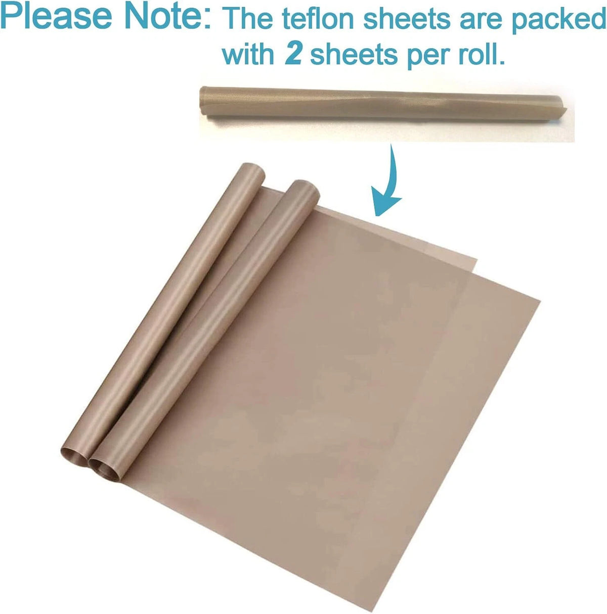 4 Pack 12x16 Non-Stick Heat Resistant Transfer Sheets for Heat Press