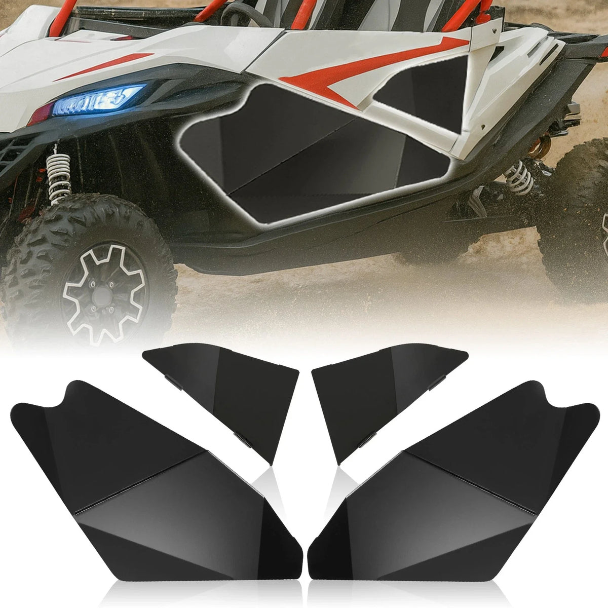 Aluminum Lower Door Half Panel Inserts for CFMOTO ZFORCE 950 Sport (2020–2024)
