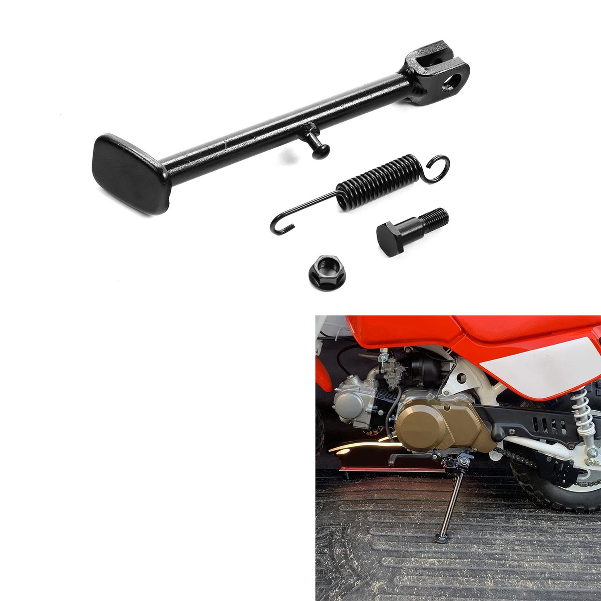 Side Kick Stand Assembly for Honda XR70R (1997–2003)