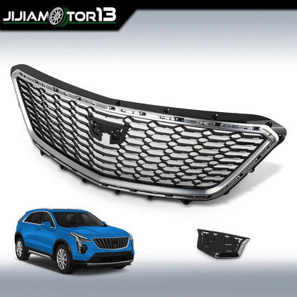 Front Bumper Upper Grille for Cadillac XT4 (2019–2023) Chrome, 84536239, 84658410, 84504262