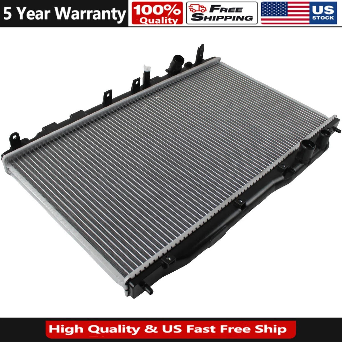 CU2922 Aluminum Radiator for Honda Civic (2006–2011) 1.8L 2.0L - 19010RNBA01, 2922