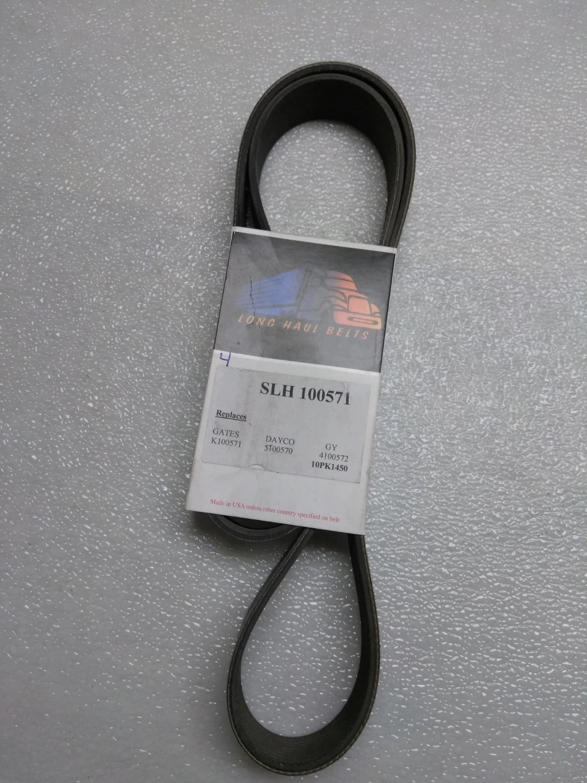 Long Haul Belt for (K100572, Gates K100571, SLH100571)