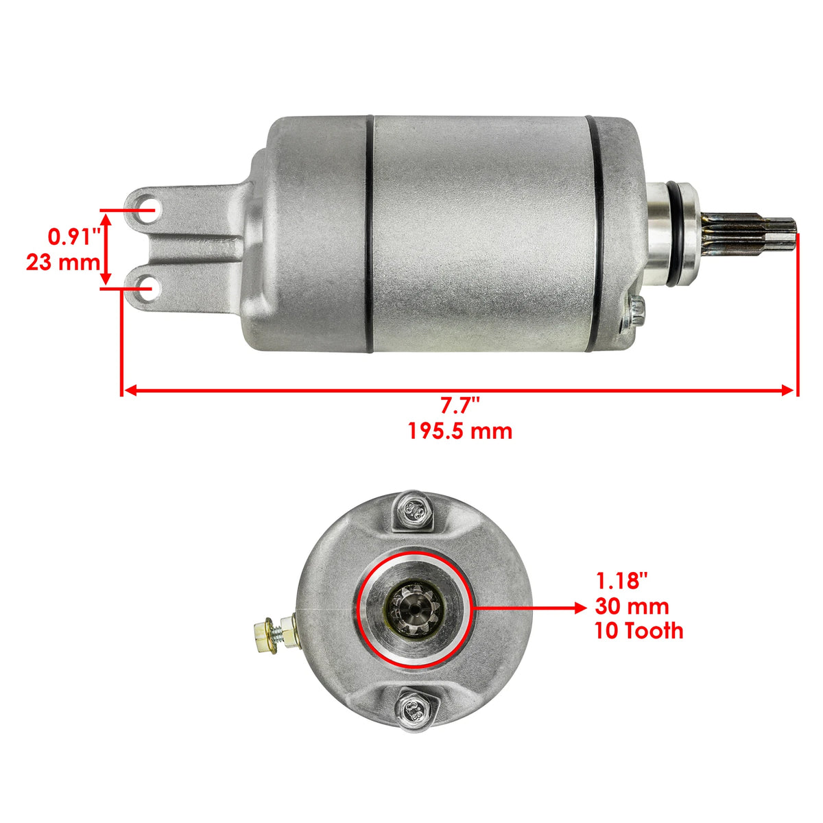 Starter & Relay Solenoid for Honda TRX400 TRX 400 (1995–2003) 18609AA2001, 31200HM7003, 35850HF1670, 35850HN2A01