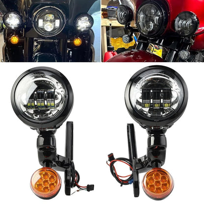4.5" LED Auxiliary Spotlight for Harley Street Glide FLHX (2006–2023)