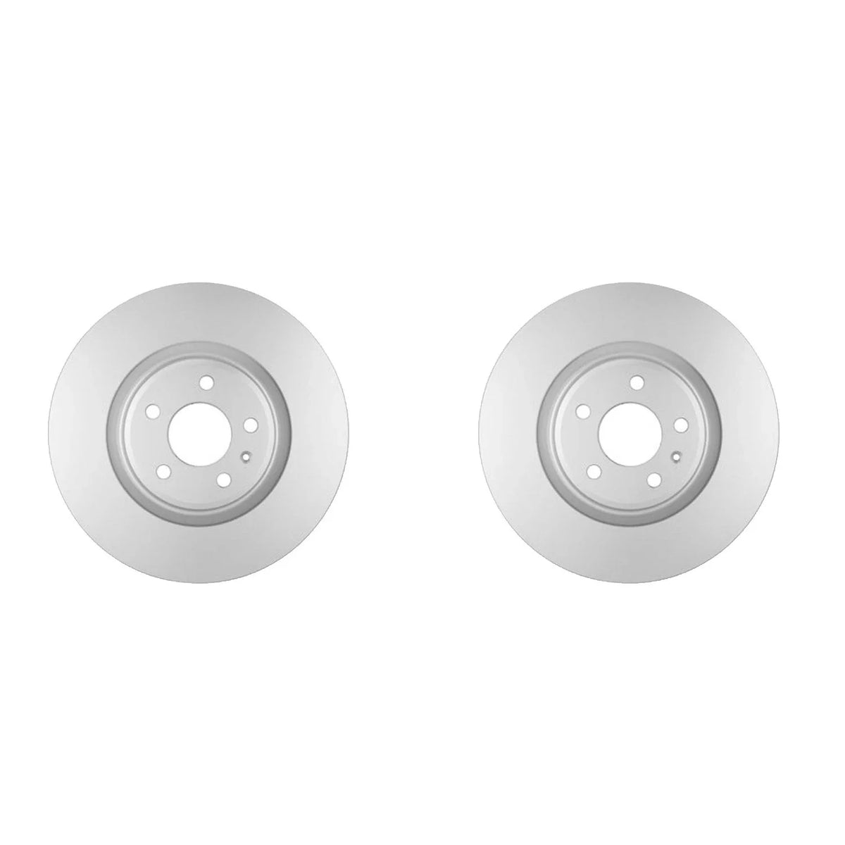 Set of 2 Hella Front 338mm Disc Brake Rotors for Audi A4 A5 A6 Q5 (2008–2020)