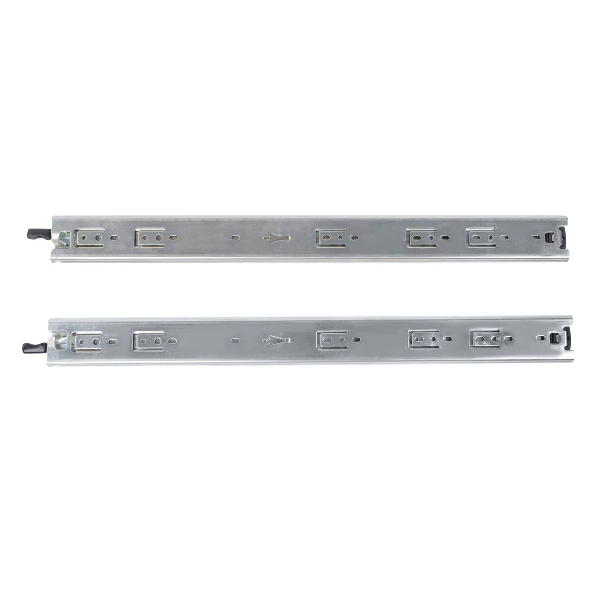 1 Pair 22 Inch Heavy Duty Locking Drawer Slides (150 Lb Capacity)