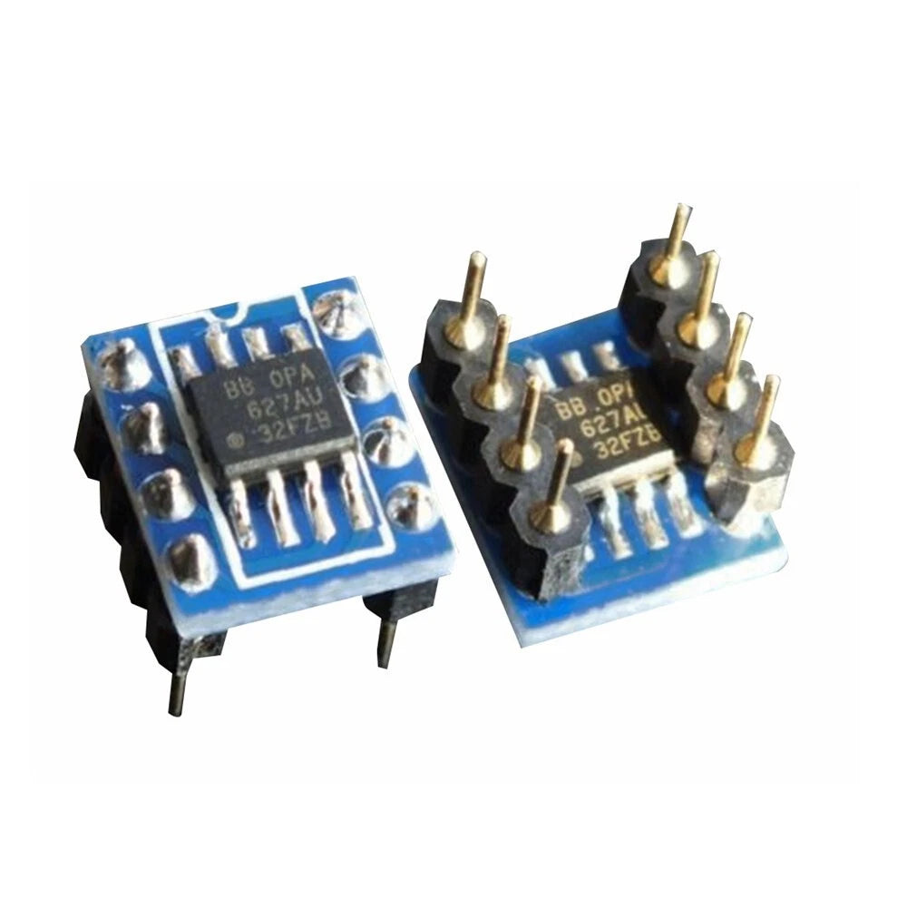 10-Piece Dual to Mono Op Amp Module for OPA627AU, NE5532