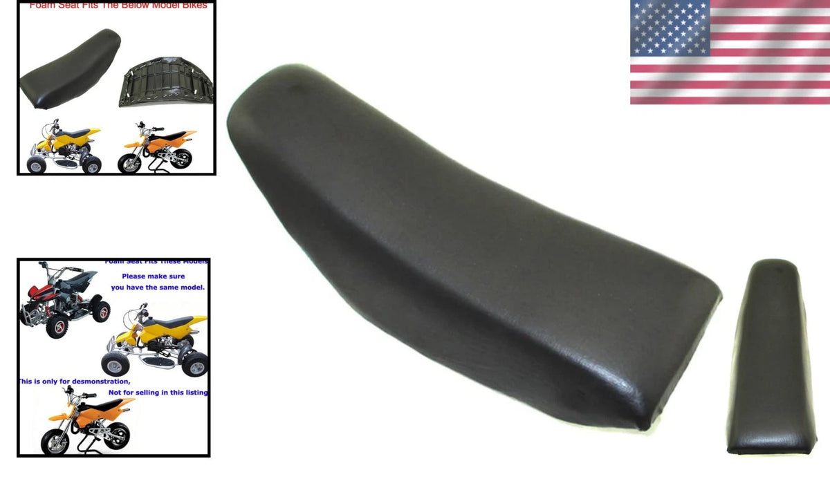 Black Foam Seat for 47cc/49cc Pocket Bike & Mini Dirt Bike