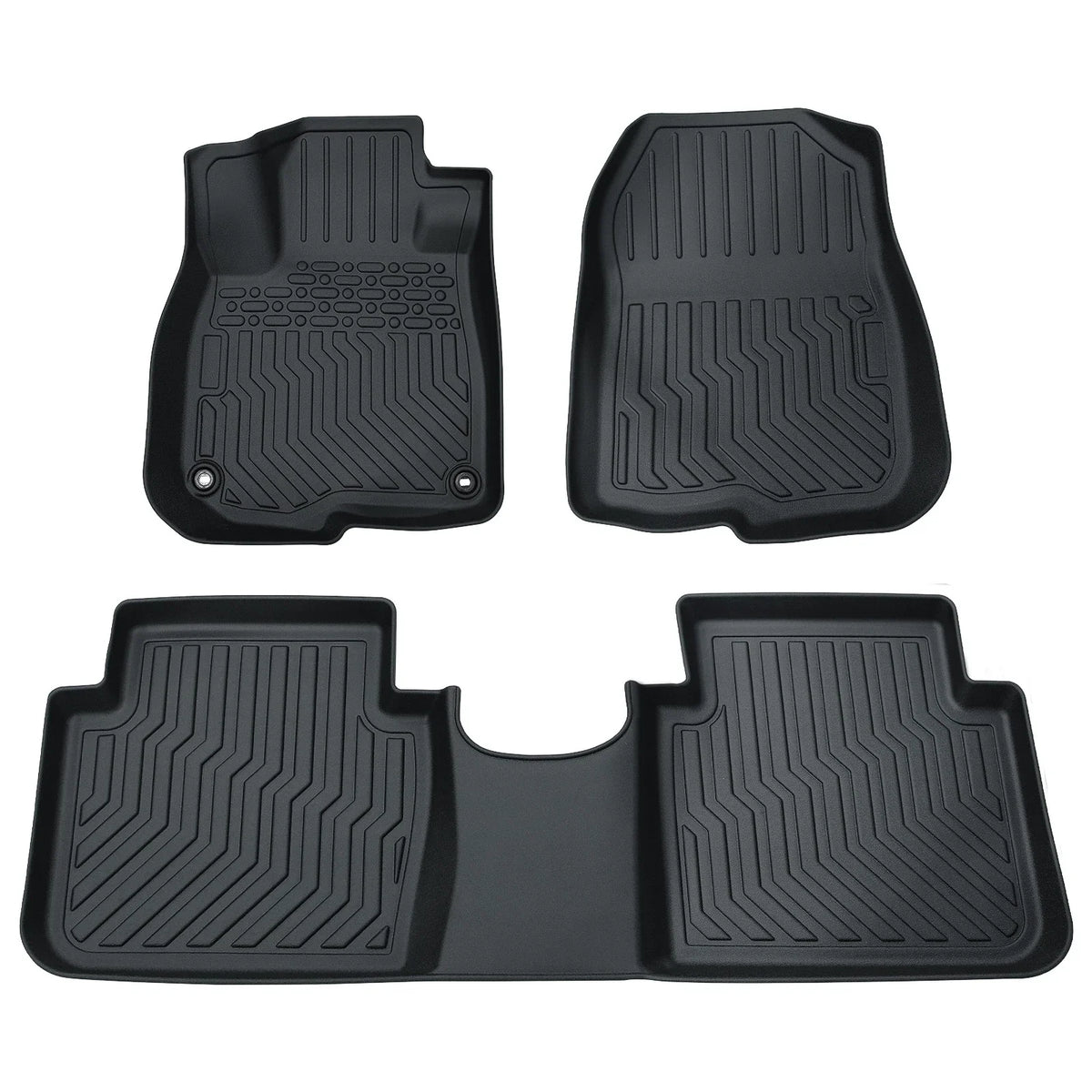 Set of 4 TPE Rubber All Weather Floor Mats for Honda CR-V (2017–2022)